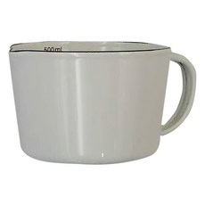 日式加厚琺瑯量杯, 500ml, CALF0132WTM, 1個