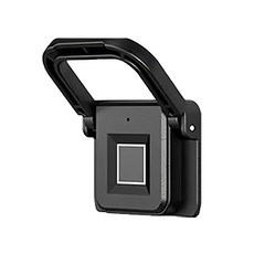 viita 拉手一體式 抽屜/櫃子/辦公室/家用 智能電子指紋鎖 黑色, 1個