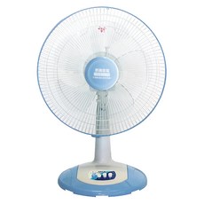 惠騰家電 新版 14吋桌扇 三段風量 左右擺頭 操作簡易 安全裝置, FR-148, 雙套色