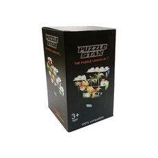 LIGHT STAX Puzzle 大顆粒系列 亮亮積木 Dino Set 10入, 適用年齡3歲以上, 1盒