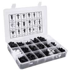 車用通用卡扣 Set 435個 XL尺寸 PP材質 中國產, 1盒