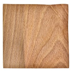 折角原木杯墊 CAFJ2021B, 櫸木, 1個