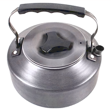 RHINO K-33 超輕鋁合金茶壺 登山露營專用 尺寸17.5 x 8公分 重量220g, 1.5L, 1個