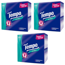Tempo 得寶 4層加厚迷你紙手帕 抗菌倍護, 18包, 1袋