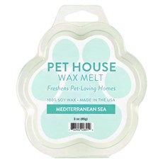 PET HOUSE 室內除臭寵物香氛蠟塊 - 地中海風情，3 oz (85g), 100% 全天然黃豆蠟, 1個
