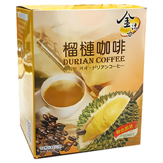 啡茶不可 榴槤咖啡, 30g, 10入, 1盒