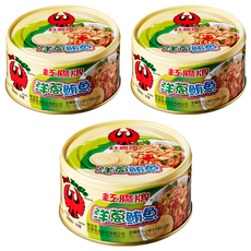 紅鷹牌 洋蔥鮪魚 台灣宜蘭在地製造 不含防腐劑及化學色素, 170g, 3罐