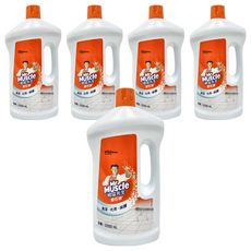 Mr Muscle 威猛先生 愛地潔磨石樂 清潔 光亮 保護, 2L, 5桶