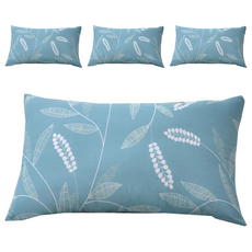 LoveCity 寢城之戀 可水洗印花枕 超細舒柔棉透氣舒適 台灣製, 依蔓草, 4個