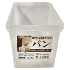 Sanada Seiko 吐司盒 聚丙烯 PP 塑料 附蓋不易串味, 15 x 23.8 x 16.4cm, 3個