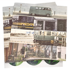 德德小品集 便簽紙 + 裝飾貼組 每包3本, 恣意 多色, 300張, 1組