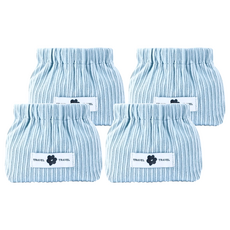 小麥購物 G775彈片收納包 19g, 4個, 天空藍色