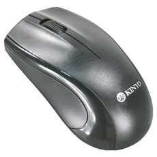Kinyo 有線光學滑鼠, KM501, 灰色, 1個