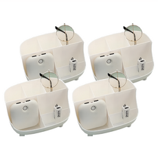 拯救雜亂桌面萬用收納盒, 4個, 顏色隨機