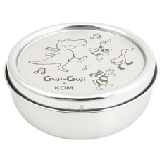 KOM 316不鏽鋼兒童隔熱碗, 台灣製造, 幼稚園指定款, 附304不鏽鋼湯匙, 青菜鱷魚, 隔熱碗 + 湯匙, 1組