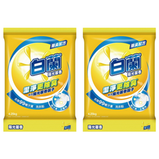 白蘭 洗衣粉 陽光馨香, 4.25kg, 2包