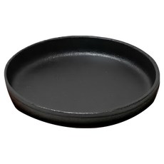 珍珠金屬 圓形鑄鐵牛排盤 可進烤箱 IH適用 HB-6214, 16cm, 1個