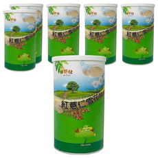 田野仕 紅薏仁雪花片 300g 台灣本土山藥製作, 6罐