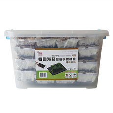 廣川海苔 韓國海苔手提禮盒 傳統口味 5公克*32包, 160g, 1盒