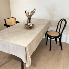 069 防水桌布 - 溫柔奶茶, 230 x 180cm, 1個