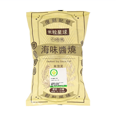 稻味 米粒星球 米泡芙 台灣71號糙米製作 非油炸, 海味醬燒, 80g, 1包