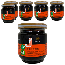 JOYSPRING 喜樂之泉 有機辣豆瓣醬, 非基因改造 有機原料 零添加, 180g, 6瓶