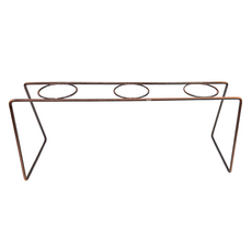 良瑞軒有限公司 三孔咖啡手沖架, 古銅色, 1盒