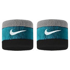 NIKE 耐吉 SWOOSH 多色腕帶, 1雙, 灰綠黑