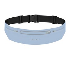 DINYU 防潑水貼身隱形運動腰包, 藍色, 1個