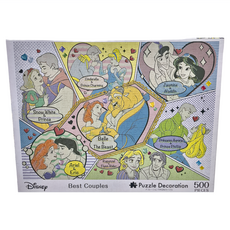 EPOCH 拼圖裝飾系列 迪士尼公主 Best Couples 500片 Set, 1盒