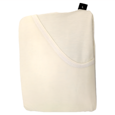 女款 熾熱U領發熱衣 Set 2，輕量保暖立體修身, L, 米白色