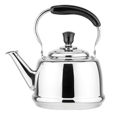 Chieh Pao 潔豹 304不銹鋼 鮮活琴音茶壺, 不銹鋼色, 2L, 1個