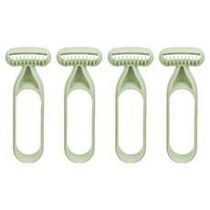 小麥購物 無感除毛刀 G568 顏色隨機 輕巧便攜 微距刀網 O型防滑手柄, 1組, 4個