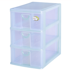 DOLEDO 收納架 CD03 W185*D265*H285mm, 藍色, 3層