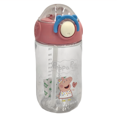 BEDDYBEAR 杯具熊 鴨嘴吸管杯，400mL, 1個, 糖果佩奇