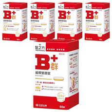 台塑生醫 MD Formula 醫之方 緩釋B群雙層錠 高單位維生素B群 添加乳清蛋白+五味子+牛磺酸 10小時緩釋技術, 60顆, 900mg, 5盒
