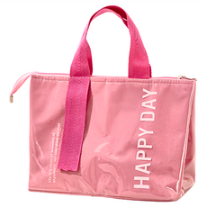 TAILI 太力 Happy Day大容量防水露營野餐環保保溫袋保冰袋, 粉色, 1個