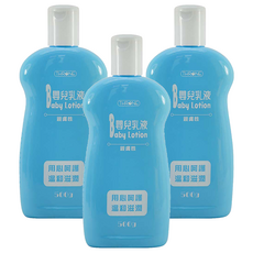 THRONE 斯儂恩 嬰兒乳液，親膚性，溫和滋潤，500g, 3瓶