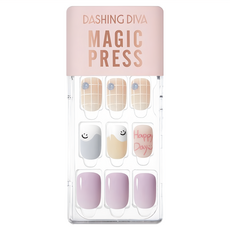 DASHING DIVA 薄型美甲片 快樂小日子, 1盒