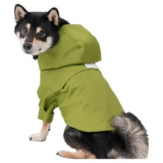 PEHOM 可調節式防潑水魔鬼氈雨衣 狗狗雨衣