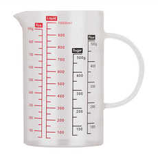 Pearl Horse 寶馬 玻璃多功能量杯 耐熱玻璃, TA-G-15-500, 1L, 1個