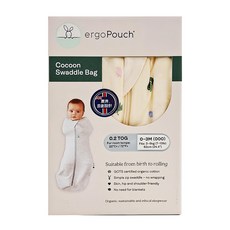 ergoPouch 二合一舒眠包巾 - 有機棉 0.2TOG 澳洲原創設計 0-3個月