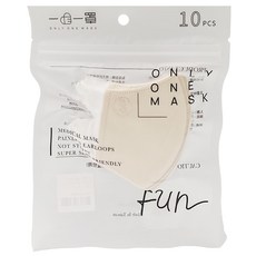 Only One Mask 一心一罩 3D親子款 幼幼(9.5 x 9.5cm), 經典香草, 10片, 1包
