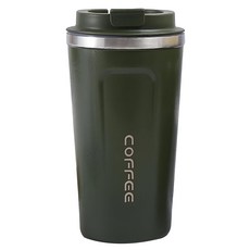 生活好事多 BK002 510ml 軍綠色 不鏽鋼保溫杯, 1個