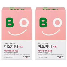 ILDONG 日東 Biovita 兒童酪酸菌益生菌隨身包, 60包入, 60包, 2g, 2盒