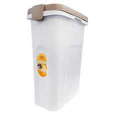 stefanplast 樂透 義大利氣密儲糧桶 白色 39x24x51cm 25L, 1個