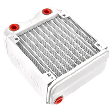 曜越 Thermaltake Pacific RL120 雪白版鋁冷排 高效散熱 適用多種電腦配置, 1個