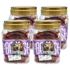 倍思特 多效機能潔牙骨, 低脂低油, 控制牙垢, 消除口腔異味, 五星角造型, 牛肉 + 牛磺酸, 800g, 4桶