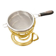 Push 品茗喝茶具 日式不銹鋼茶漏器 + 底座, T15-1, 1組