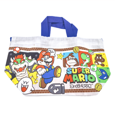 Skater 束口便當手提袋, 瑪利兄弟 白色, 1個